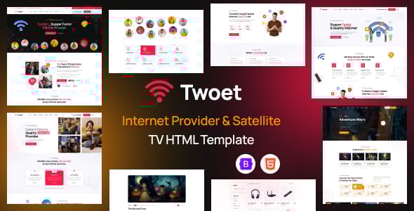 Internet Provider Website Templates | ThemeForest