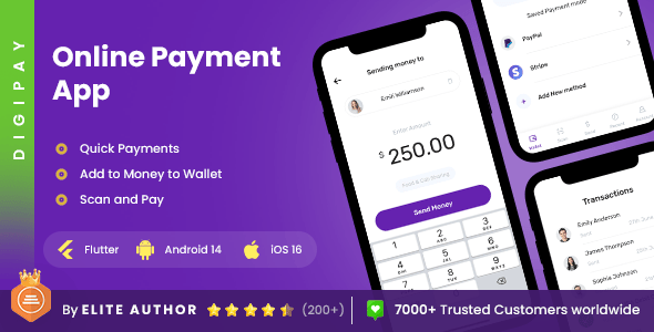 Online Payment Mobile App Templates | CodeCanyon
