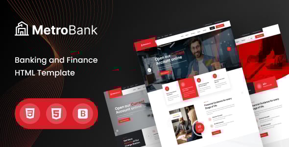 Banking Website Templates | ThemeForest