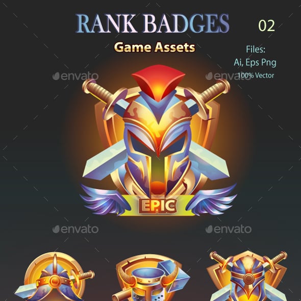 Ranking Badge Game Assets from GraphicRiver