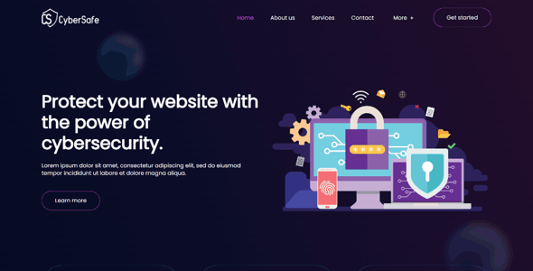 Cyber Security Website Templates | ThemeForest