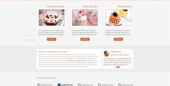 Bakery HTML Website Templates | ThemeForest
