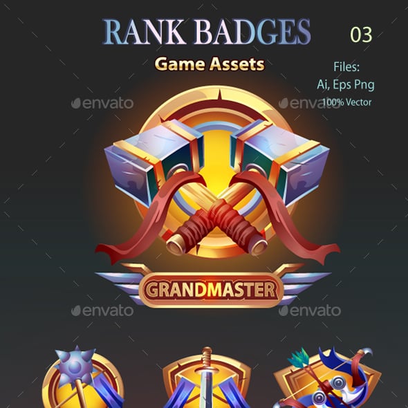 Ranking Badge Game Assets from GraphicRiver