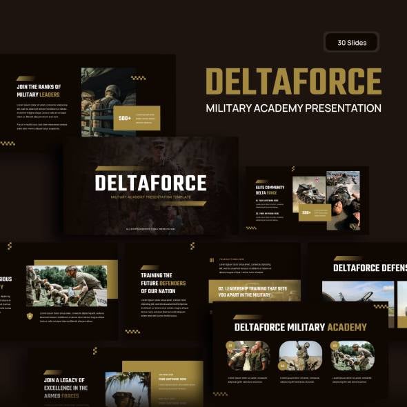 Military PowerPoint Templates | GraphicRiver