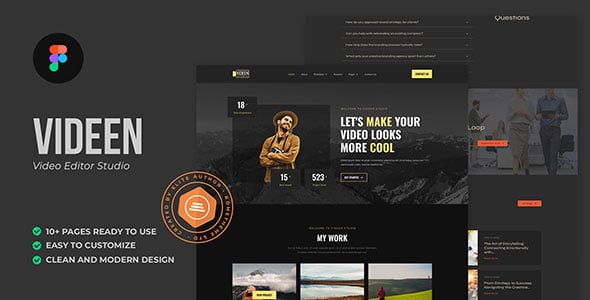 Video Editor Portfolio Website Templates | ThemeForest