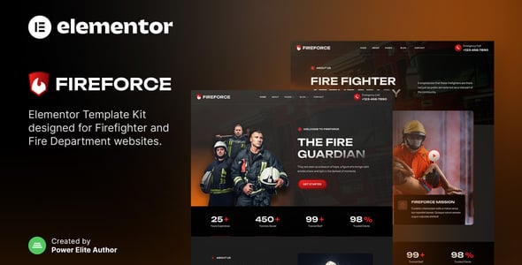 Fire Department Website Templates | ThemeForest