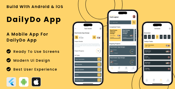 Task Management Mobile App Templates | CodeCanyon