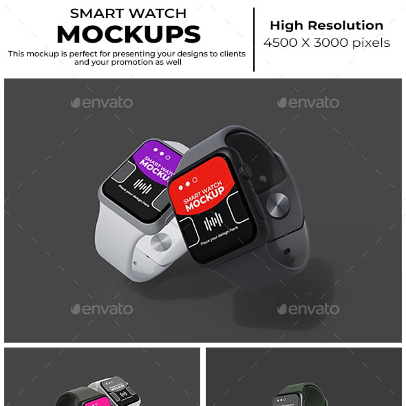 Smartwatch Graphics, Designs & Templates | GraphicRiver