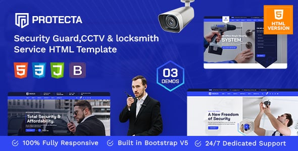 Cctv HTML Website Templates | ThemeForest