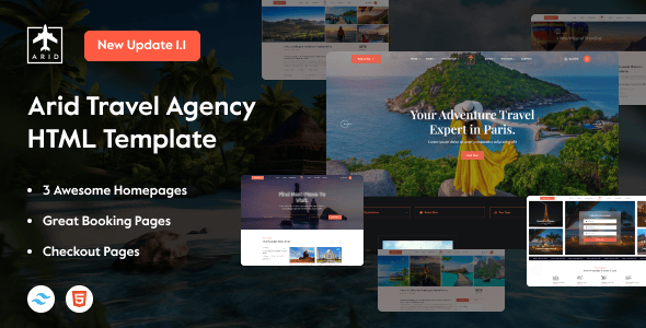 Tourism Website Templates | ThemeForest