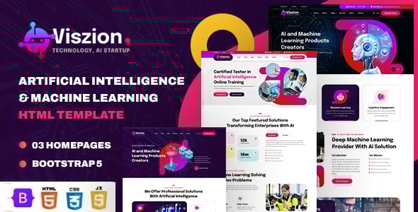 Artificial Intelligence Website Templates | ThemeForest