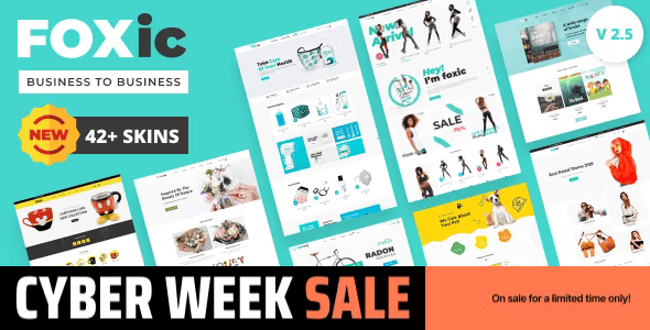 Foxic - Modern and Clean, Multipurpose Shopify Theme preview 2