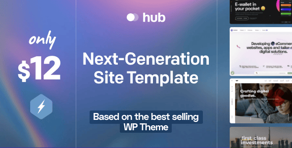 Hub Website Templates | ThemeForest