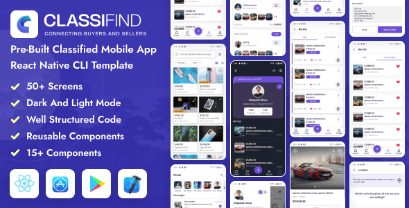 Classified Mobile App Templates | CodeCanyon