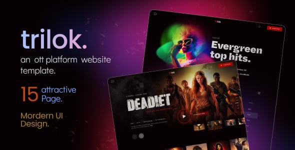 Ott Website Templates | ThemeForest