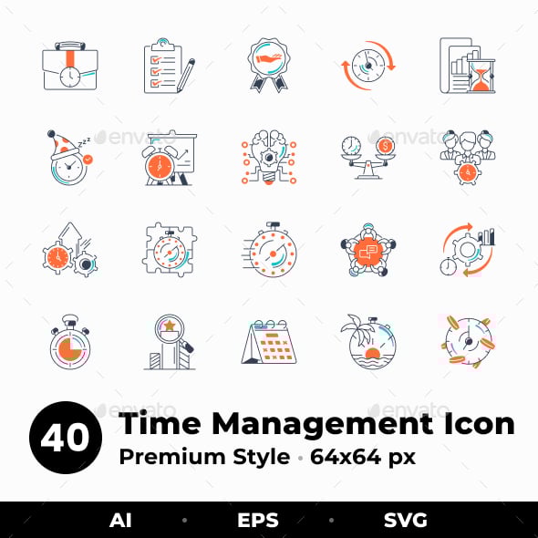Time-management Graphics, Designs & Templates | GraphicRiver