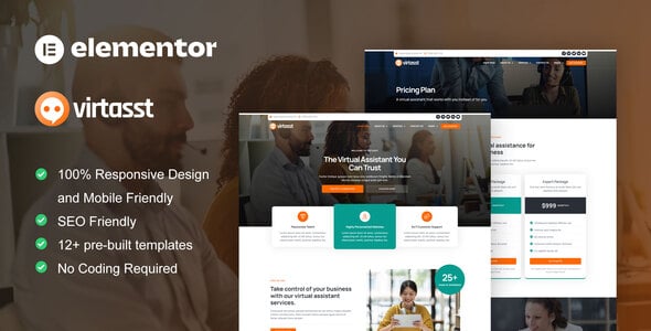 Virtual Assistant Website Templates | ThemeForest