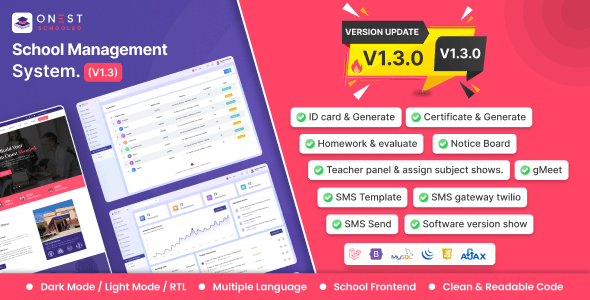 School Management System PHP Scripts | CodeCanyon