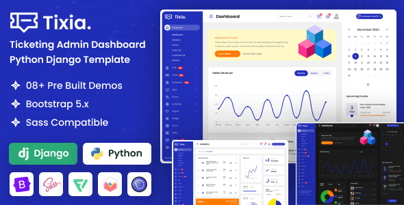 Dashboard Python Website Templates | ThemeForest