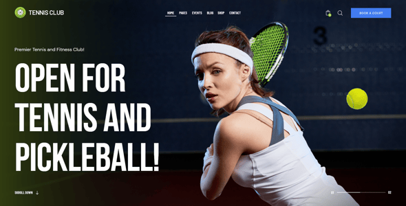 Club Website Templates | ThemeForest