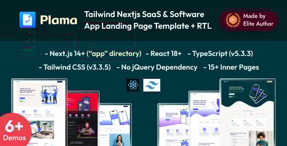Tailwind React Website Templates | ThemeForest