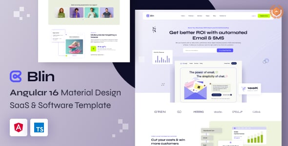 Angular Material Website Templates | ThemeForest