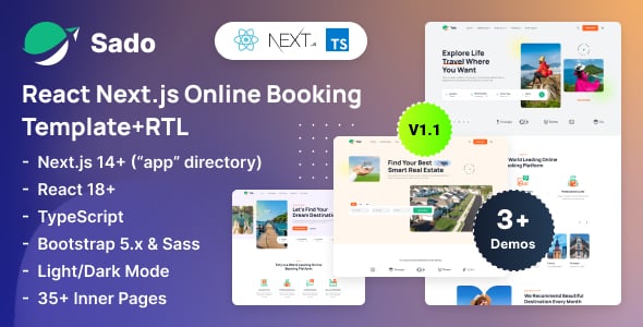 Booking React Website Templates | ThemeForest