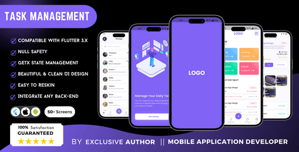 Task Management Mobile App Templates | CodeCanyon