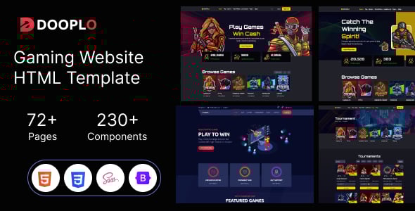 Gaming HTML Website Templates | ThemeForest