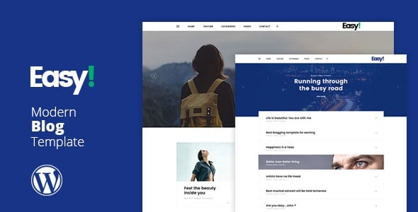 Minimal Blog Website Templates | ThemeForest