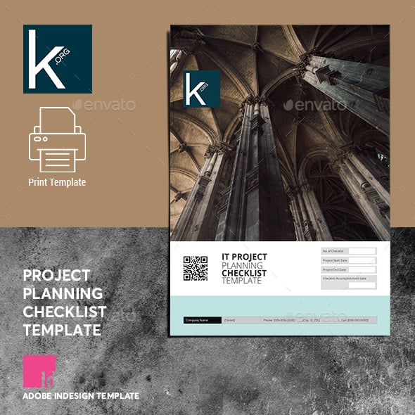 Adobe Indesign Checklist Templates