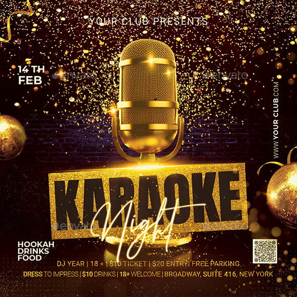 Karaoke Graphics, Designs & Templates | GraphicRiver