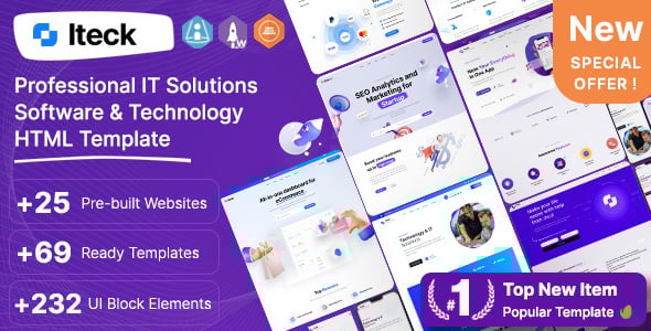 HTML Technology Website Templates | ThemeForest