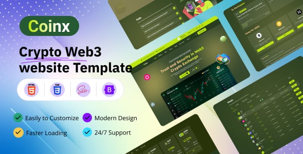 Crypto HTML Website Templates | ThemeForest