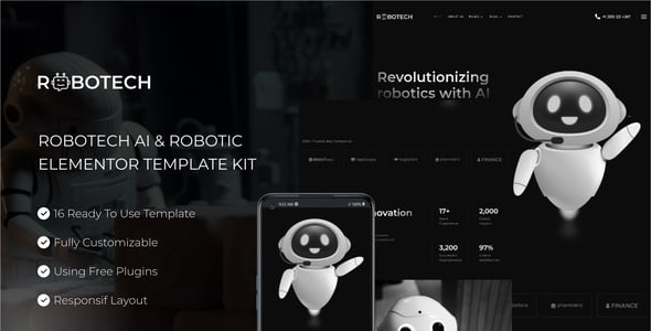 Robot Website Templates | ThemeForest