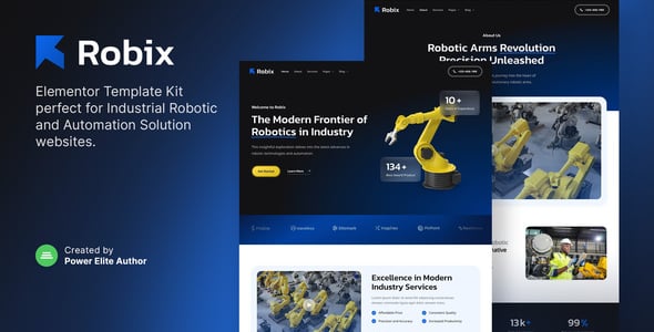 Industrial Automation Website Templates | ThemeForest