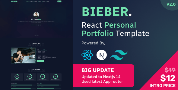 React Portfolio Website Templates | ThemeForest