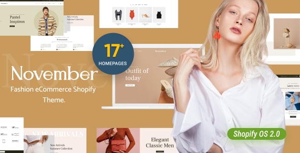November - Multipurpose Sections Shopify Theme preview 2