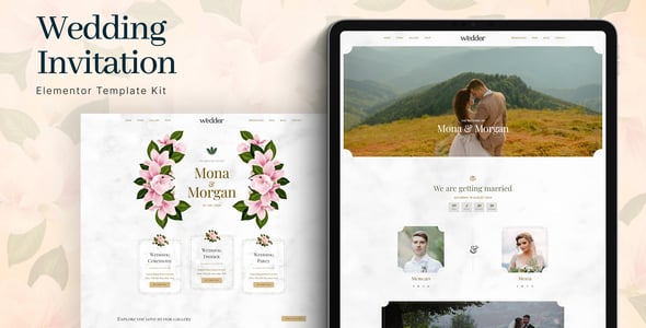 Wedding Invitation Website Templates | ThemeForest