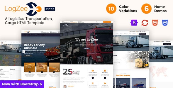 Logistics HTML Website Templates | ThemeForest