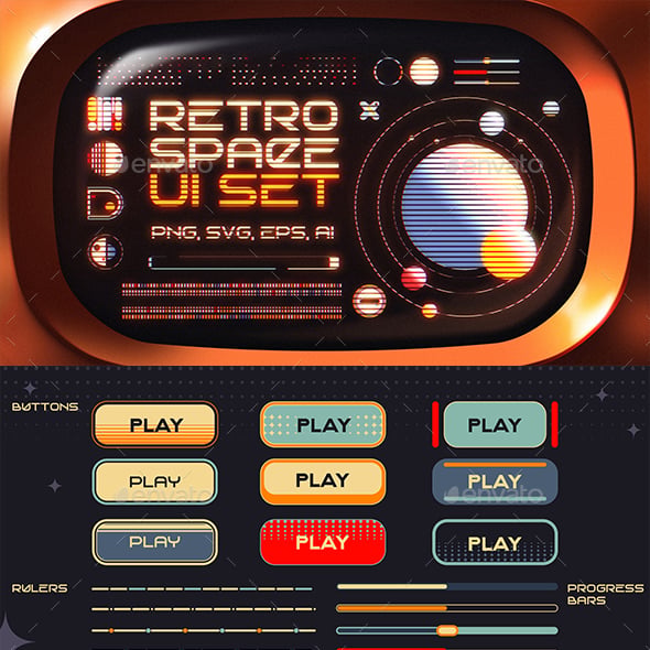 Retro Game Assets | GraphicRiver