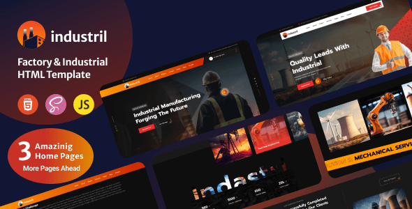 Industry HTML Website Templates | ThemeForest