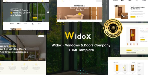Glass Company Website Templates | ThemeForest