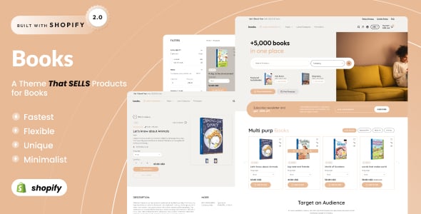 Bookstore Website Templates | ThemeForest