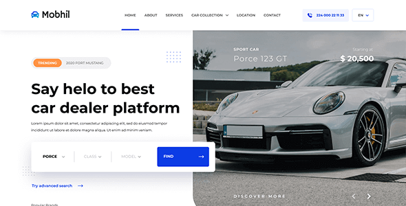 Car Dealer HTML Website Templates | ThemeForest