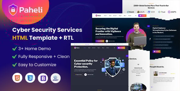 Cyber Security Website Templates | ThemeForest