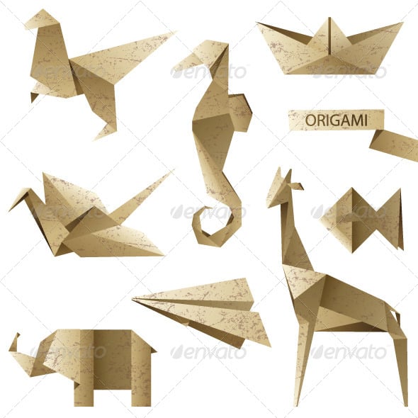 Origami Graphics, Designs & Templates | GraphicRiver