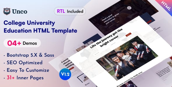 Bootstrap 5 Education Website Templates | ThemeForest