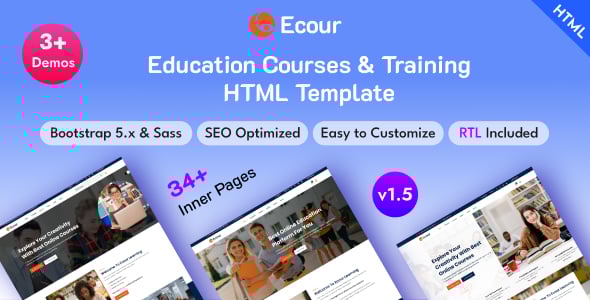 Bootstrap 5 Education Website Templates | ThemeForest