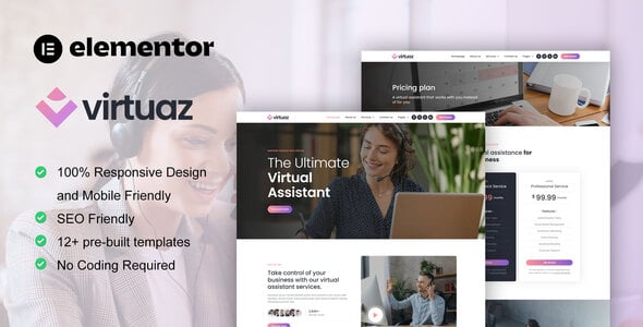Virtual Assistant Website Templates | ThemeForest